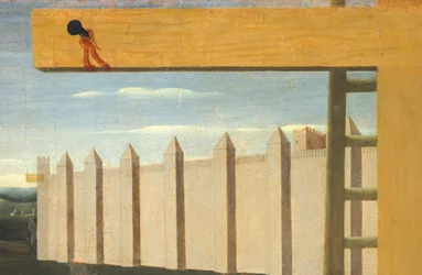 Lamentación sobre Cristo muerto de Giovanni da Fiesole conocido como Fra Angelico (1400-circa 1455), temple sobre madera