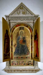 Retablo de Liniers (abierto): Virgen y niño