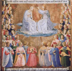 La coronación de la Virgen. Vida de Cristo, Armadio degli Argenti
