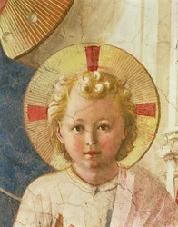 Detalle del Niño Jesús de la Madonna delle Ombre