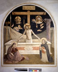 Cristo levantándose de su tumba. 1438/1445. Fresco de Guido di Pietro