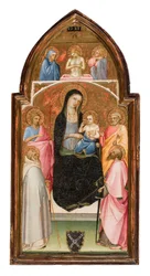 Virgen con el Niño y santos