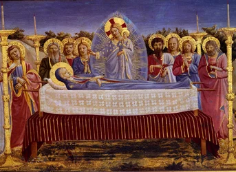 La Muerte de la Virgen (detalle)