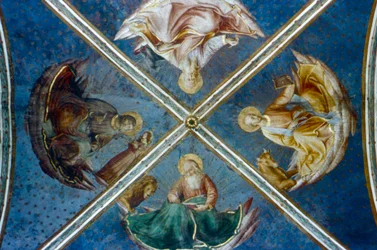 Los cuatro evangelistas, mediados del siglo XV