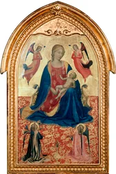 Virgen y Niño con ángeles, c. 1425