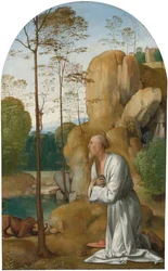 San Jerónimo en el desierto