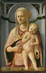 Madonna y Niño (detalle), c.1435