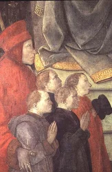 Retrato de Datini y Buonomini del Ceppo, del Retablo de la Madonna del Ceppo