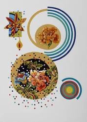 Celebración, 2022 (acrílico sobre papel de acuarela)