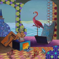 Venecia (revisada), 2021 (acrílico sobre lienzo)