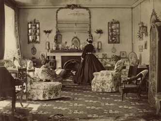 Interior de una habitación, c. 1862