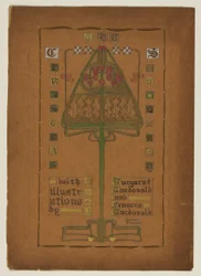Página de título para "La historia de Navidad", 1895-96