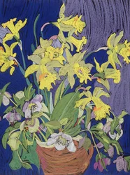 Narcisos con jarra
