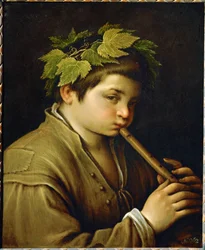 Niño con flauta