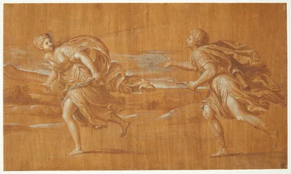 Apollon verfolgt Daphne