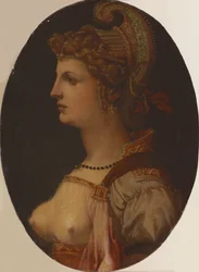 Retrato ideal de una dama Retrato de Vittoria Colonna