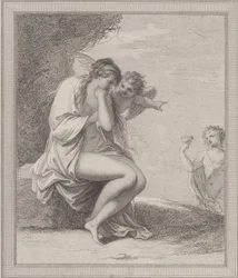 Ariadna, Cupido y Baco
