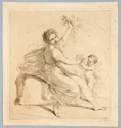 Flora, con un Niño