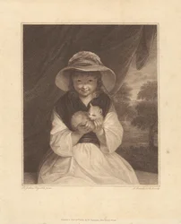 Niña con gatito