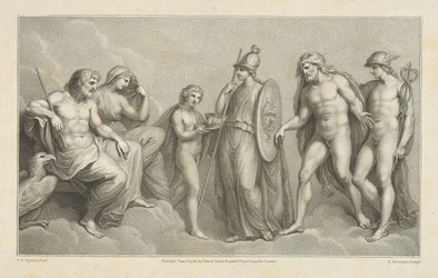 Hércules presentado a Júpiter y Juno