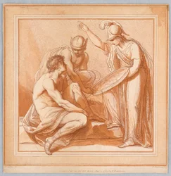 Minerva y Mercurio