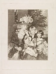 Retrato de Lady Smith y sus tres hijos