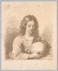 Salvator Mundi, con un Globo y una Cruz