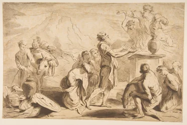 El sacrificio de Noé