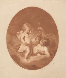 Venus regañando a Cupido