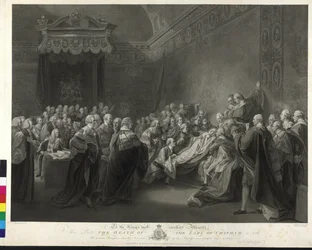 William Pitt La muerte del Conde de Chatham