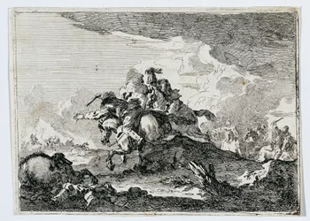 batalla de caballería