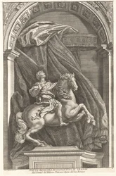 Estatua de Constantino, 1704-1742