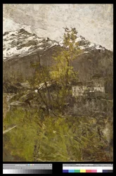 Primera nieve o paisaje, 1889