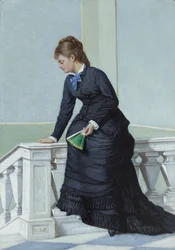 El celoso, c.1875-78 (óleo sobre tabla)