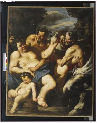 Silenus borracho, c.1640