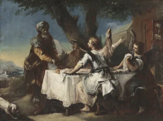 Abraham Recibiendo a los Tres Ángeles