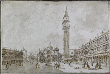 Piazza San Marco, Venecia, 1780s