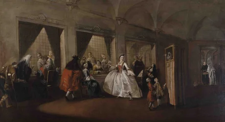 El salón de las monjas en San Zaccaria