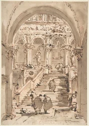 La Escalera de los Gigantes, Palacio Ducal, Venecia