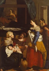 Nacimiento de la Virgen, de Francesco Guarino (1611-1654)