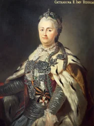 Retrato de Catalina II, también conocida como Catalina la Grande (Stettin