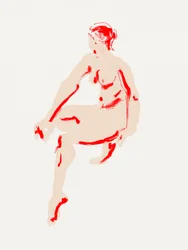 Resumen: «Desnudo rojo»