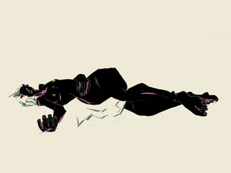 Mujer minimalista descansando