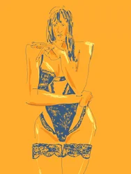 Mujer seductora en lencería