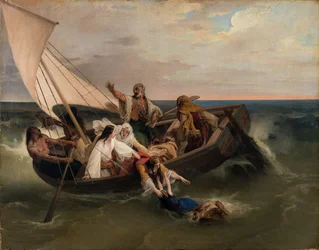 Barco con fugitivos griegos, 1834