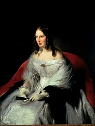 Retrato de Sarah Louise Strachan (1818-1881), princesa de Sant