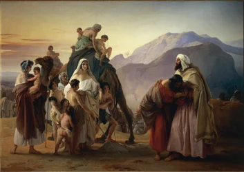 La reconciliación de Jacob y Esaú