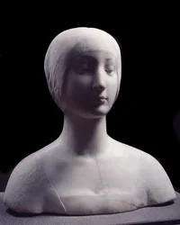 Busto de una joven llamada Beatrice d