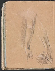 Cuaderno de bocetos de Verona: Brazos y manos con tela (página 78)