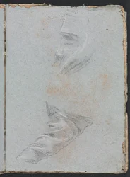Cuaderno de bocetos de Verona: Estudio de drapeado (página 39)
